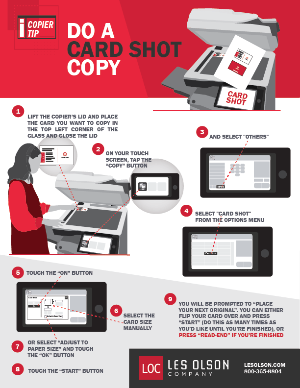 Artboard 1cardshotinfographic Do a Card Shot Copy on your Sharp Copier Download our Infographic