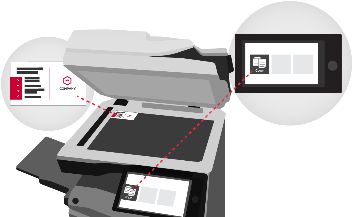 Artboard 2cardshot Use Card Shot on your Sharp Copier
